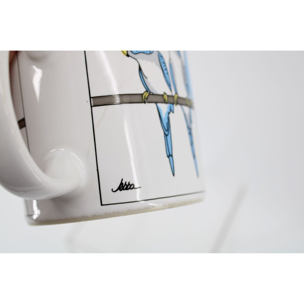 VINTAGE Jebba Parrots Mug Blue Green 94158 - Picture 3 of 7